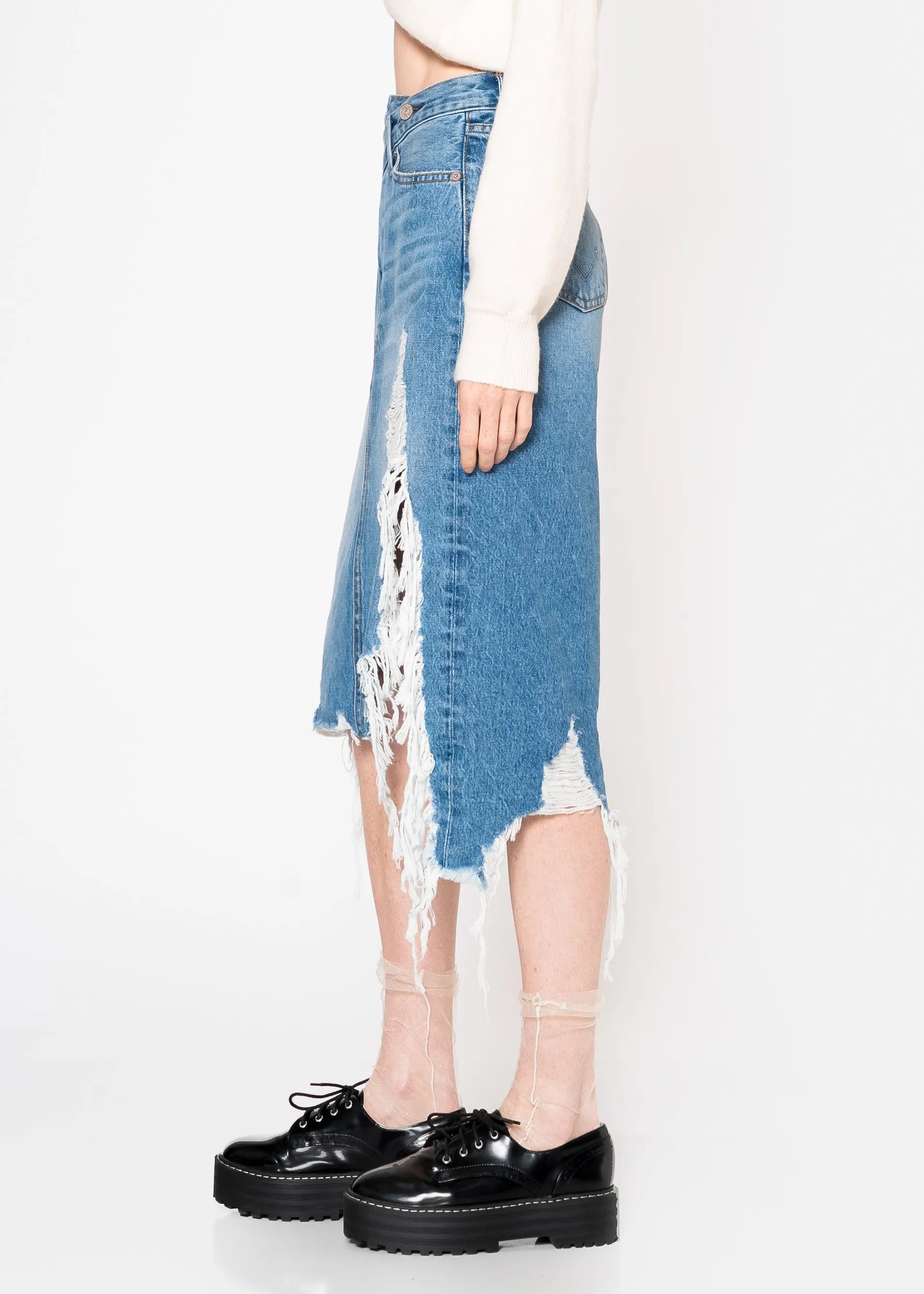 Jackie Cross Over Midi Skirt