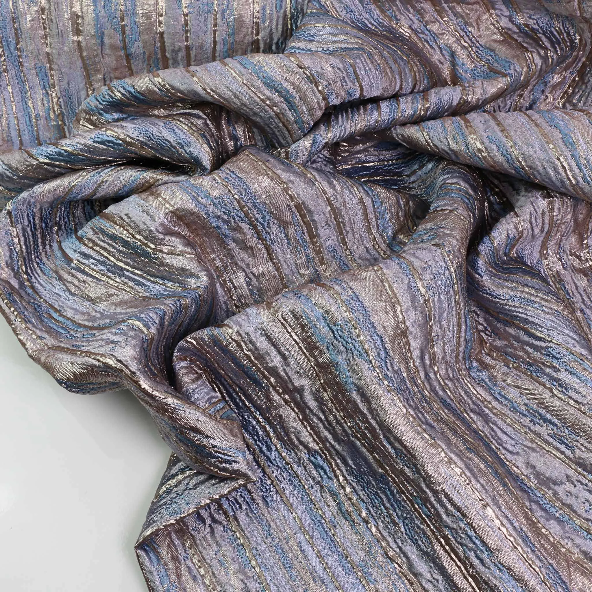 Jacquard Fabric - Pale pink, Pale blue