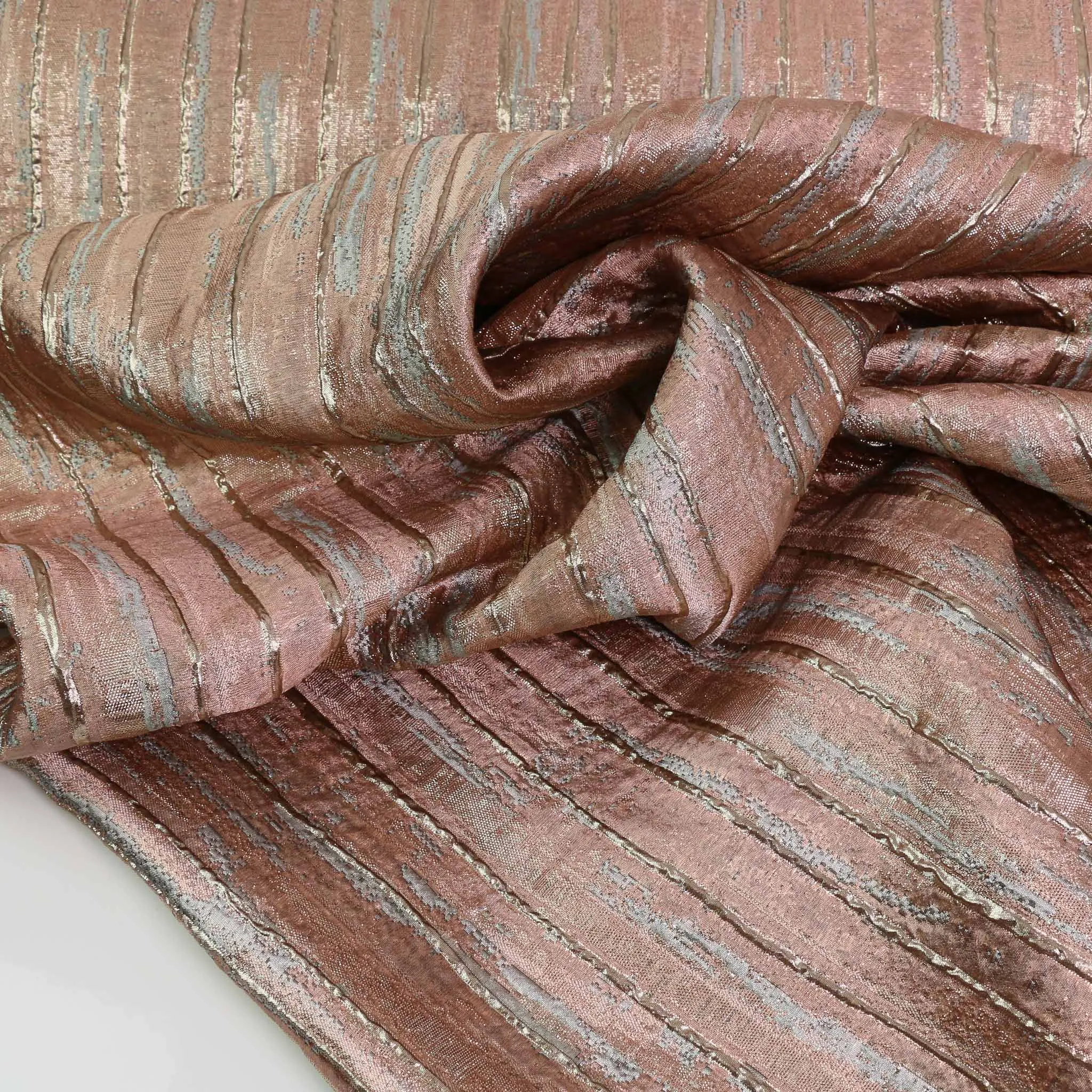 Jacquard Fabric - Pale pink, Pale blue