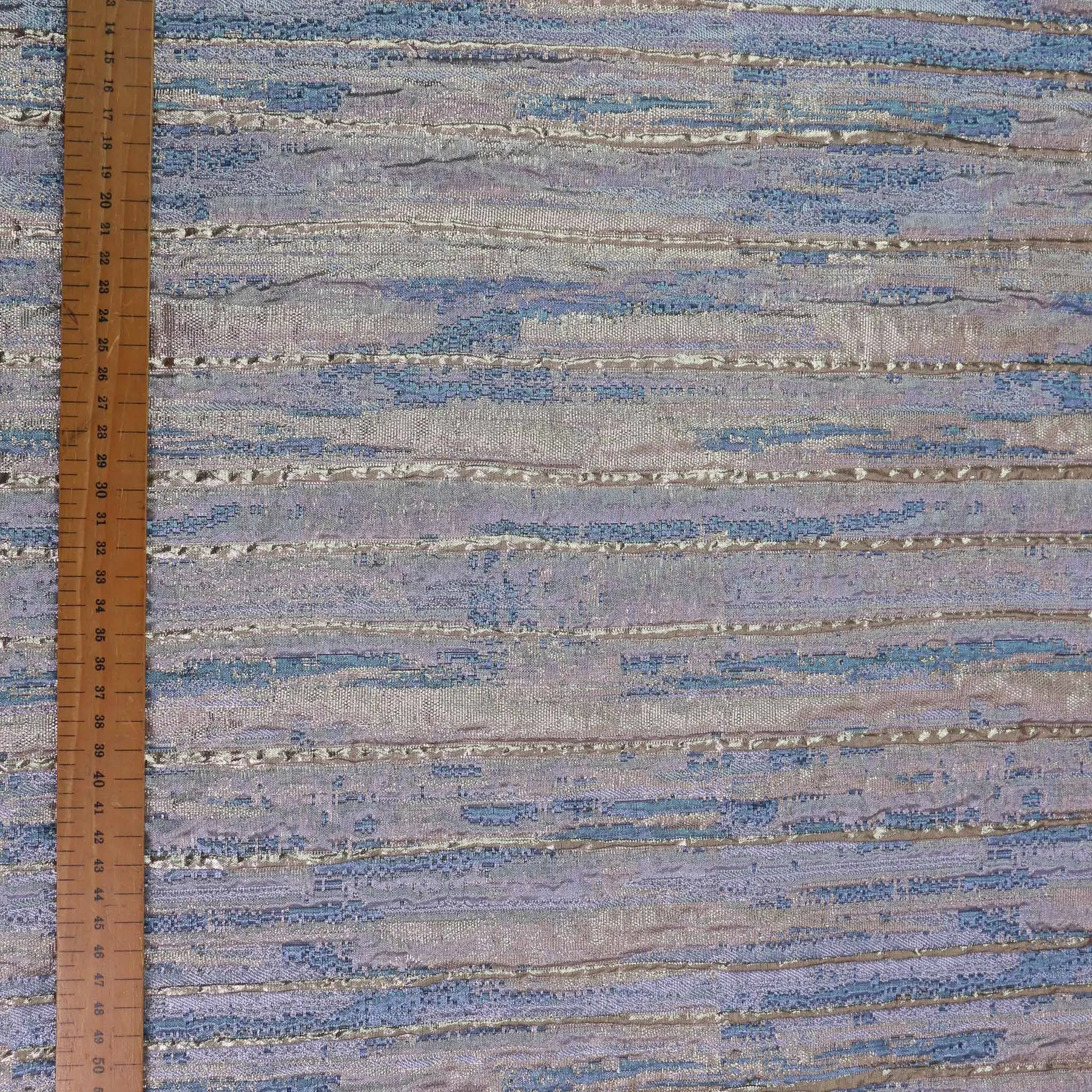 Jacquard Fabric - Pale pink, Pale blue