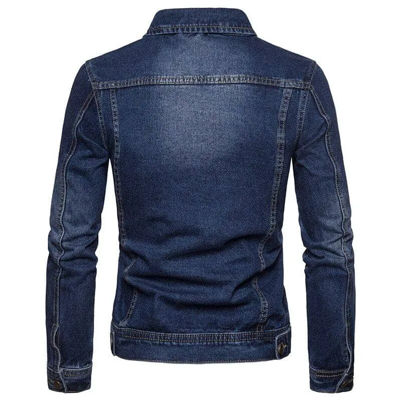 Jaqueta Masculina Jeans Elegant Slim