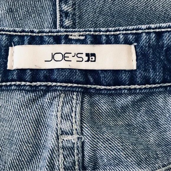 JOE’S JEANS High Rise Button Fly Distressed Jean Shorts