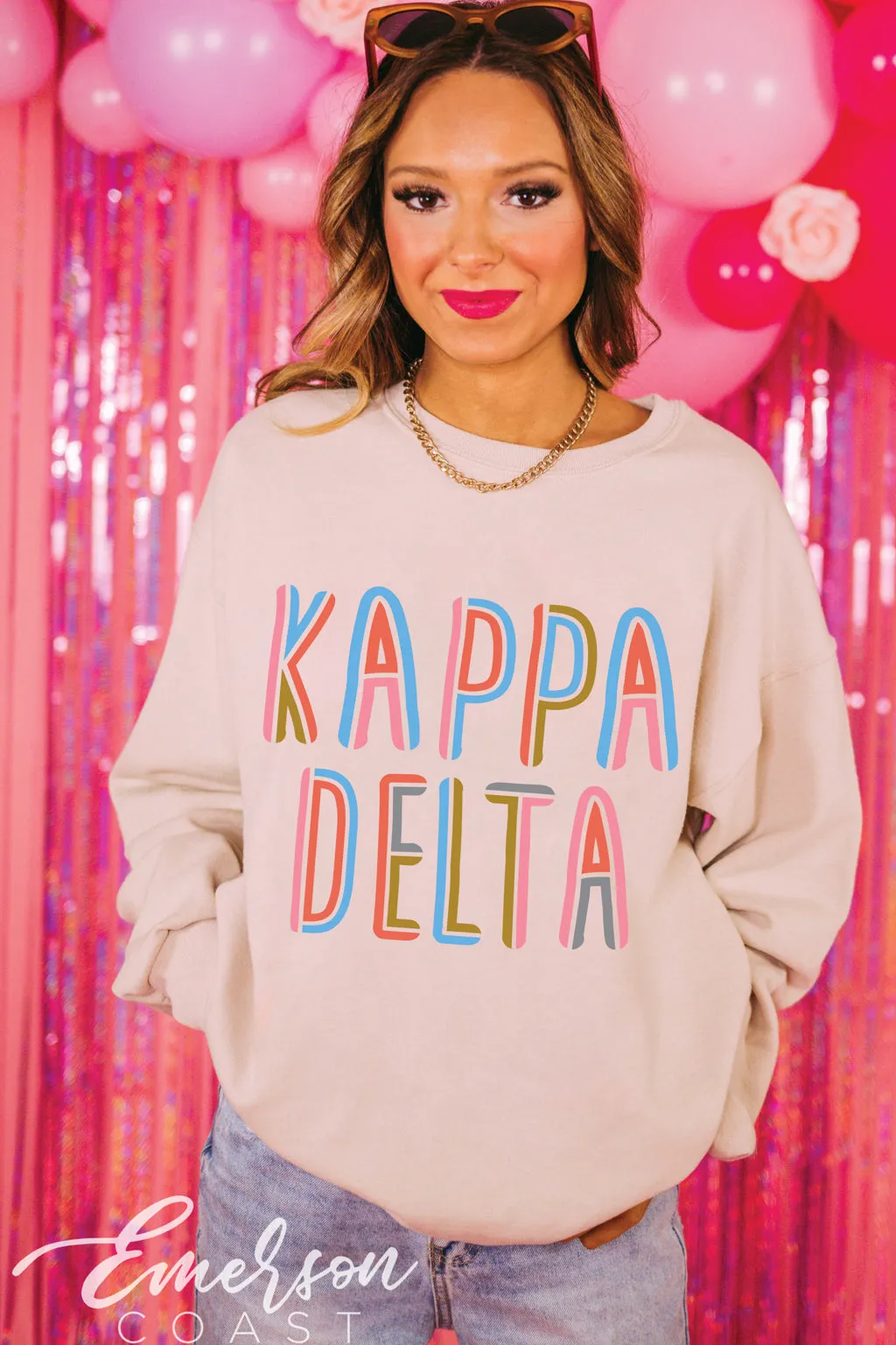Kappa Delta Artsy Crewneck