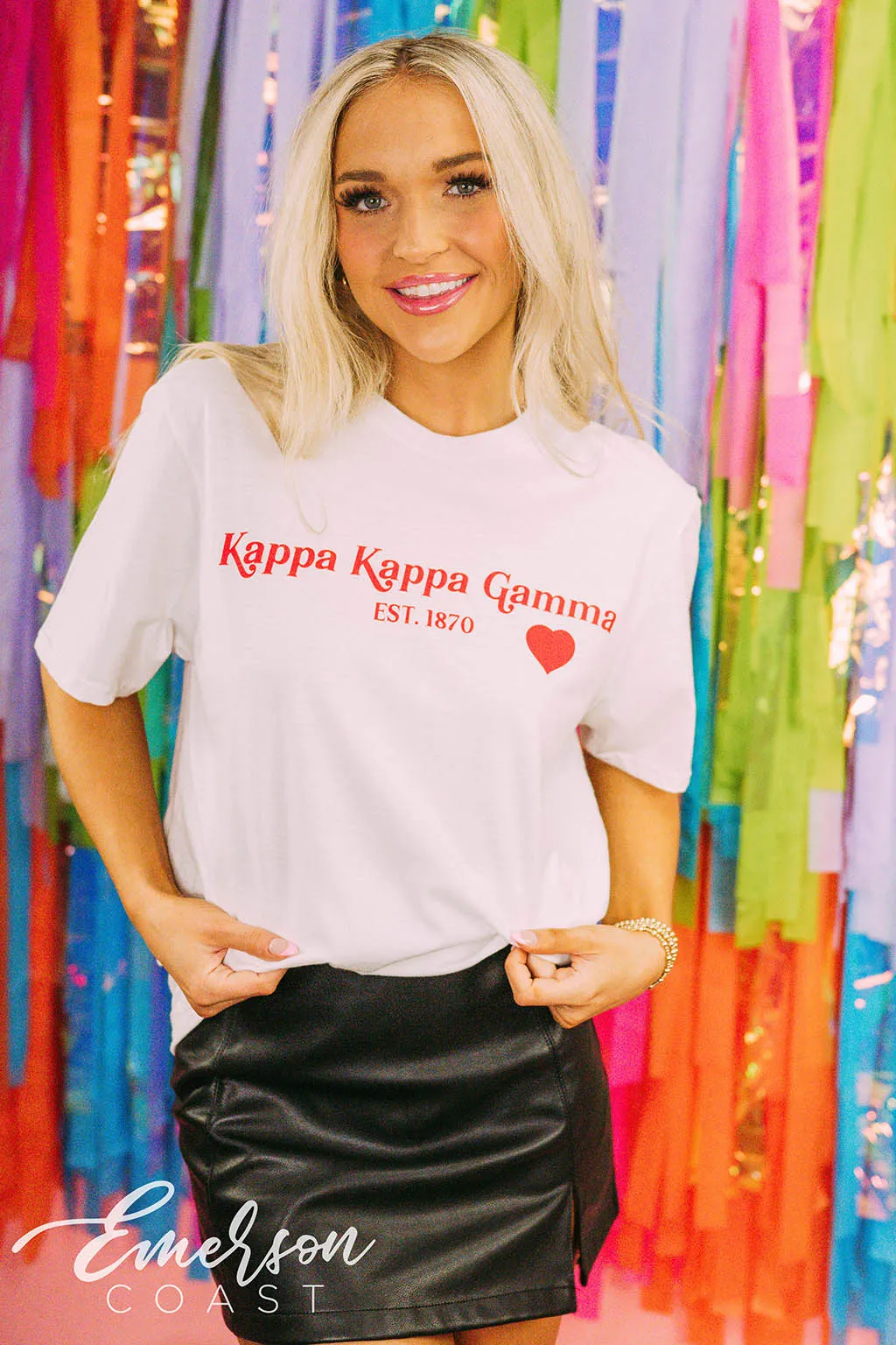 Kappa Kappa Gamma Recruitment I Love You KKG Tee