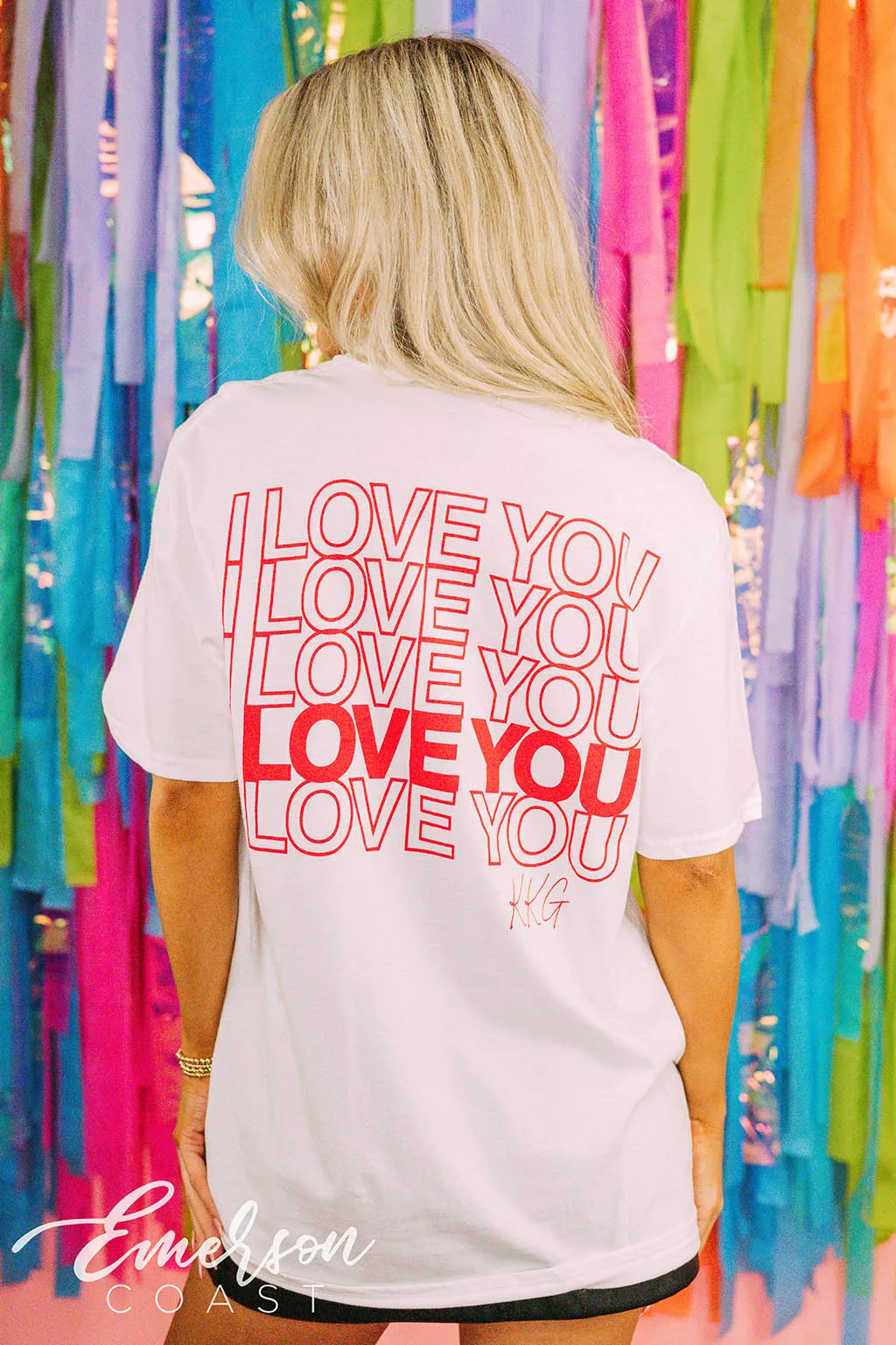 Kappa Kappa Gamma Recruitment I Love You KKG Tee