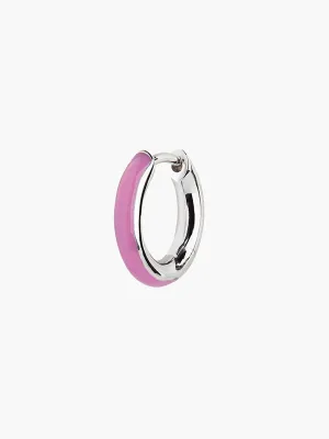 Kate Huggie Earring - Silver Lilac