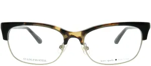 Kate Spade KS Adali 086 Rectangle Plastic Tortoise/ Havana Eyeglasses with Demo Lens