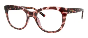 Kate Spade KS Odessa/BB HT8 Oval Plastic Havana Readers with Clear Blue Block Coating Lens