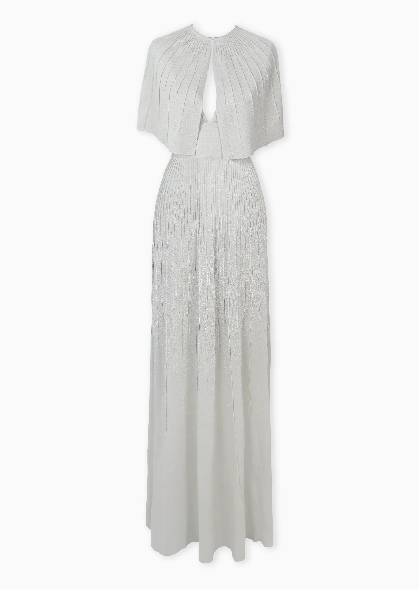 Kimberlee - Elegant Shimmering Pleat Cape