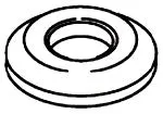 KOHLER K-77325-BRZ Escutcheon, Threaded
