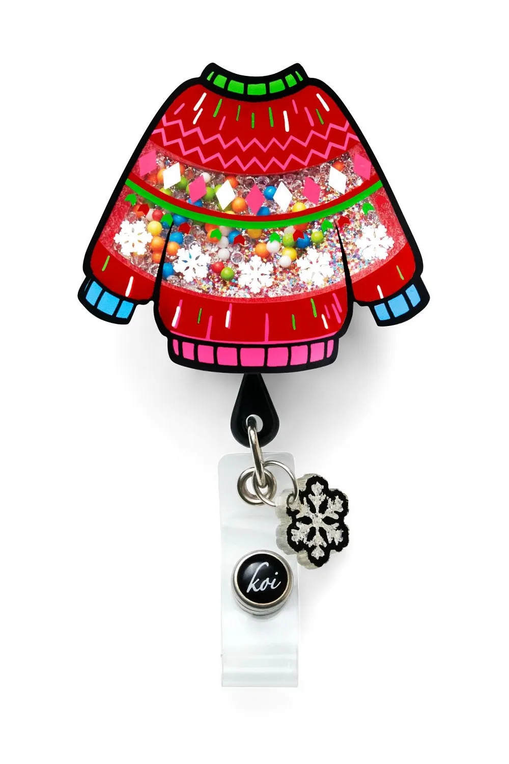 koi Shaker Retractable Badge Reels