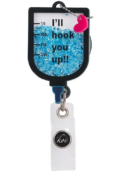 koi Shaker Retractable Badge Reels
