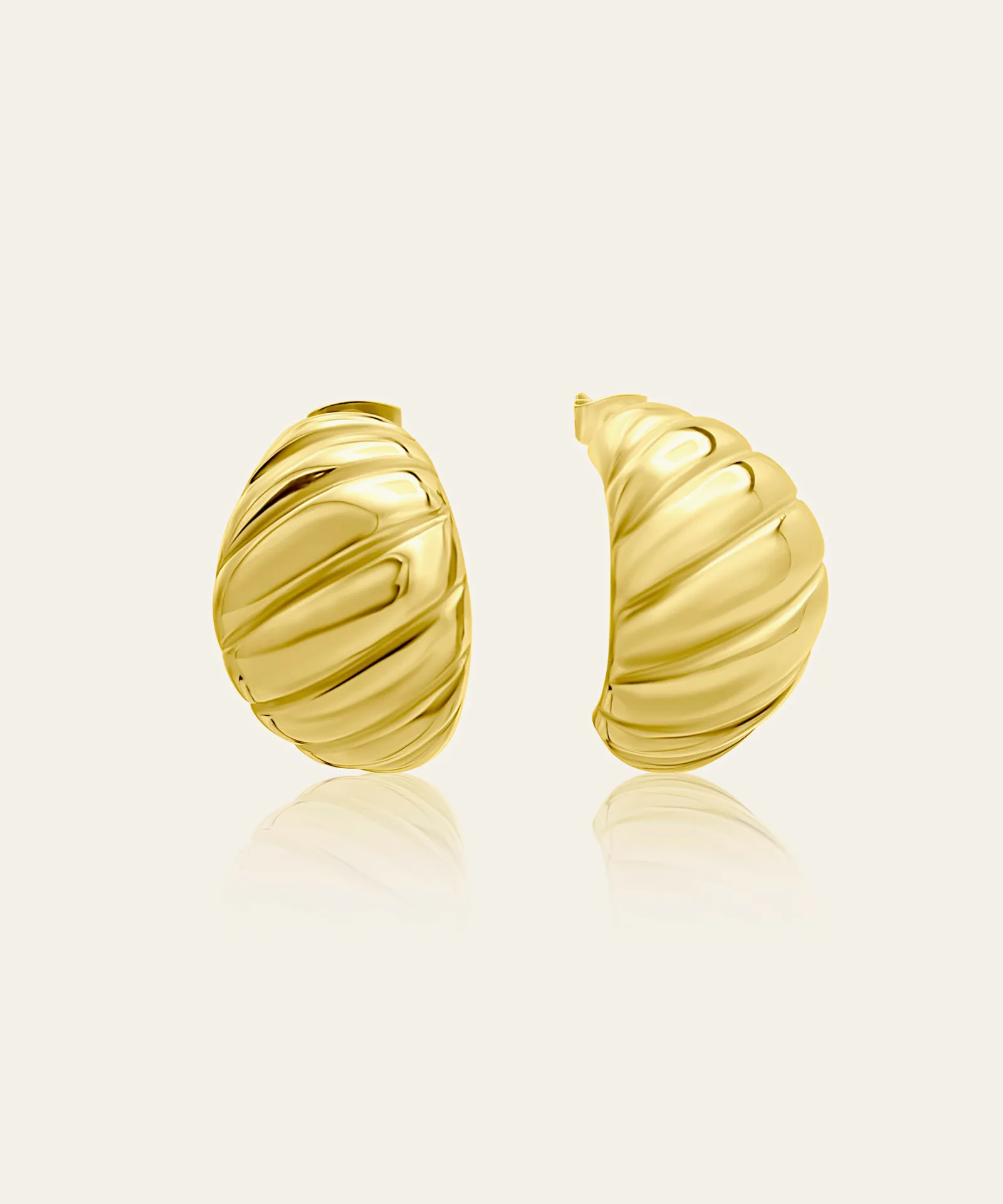 Kourtney Gold Croissant Earrings