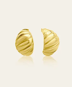 Kourtney Gold Croissant Earrings