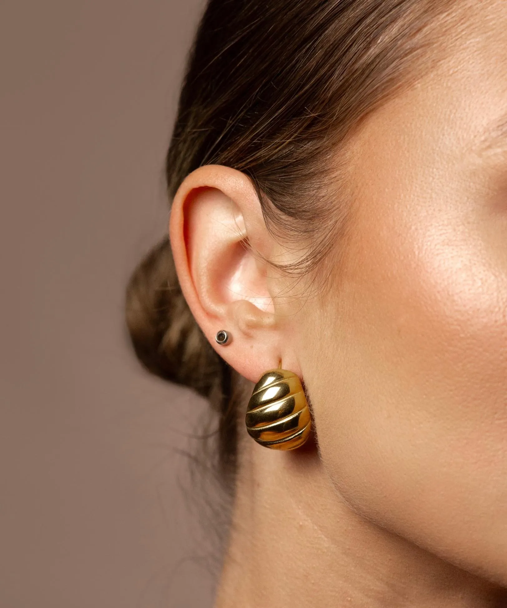 Kourtney Gold Croissant Earrings