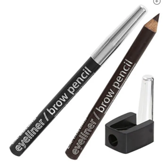 L.A. Colors Expressions Eyeliner & Brow Pencils with Sharpener, 3-ct. Packs