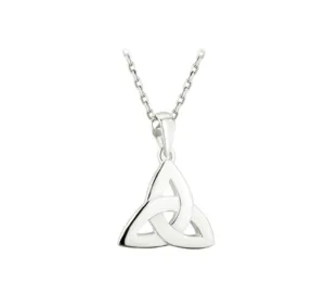 Ladies Sterling Silver Trinity Knot Pendant