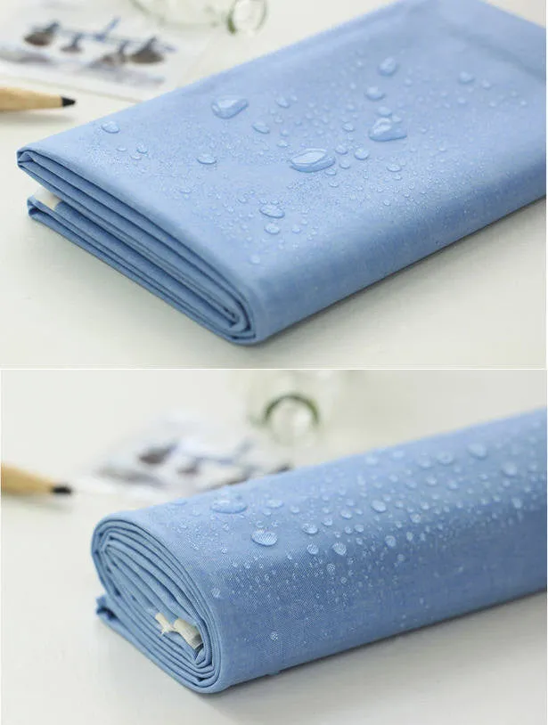 Laminated Cotton Fabric - Blue - By the Yard 47983