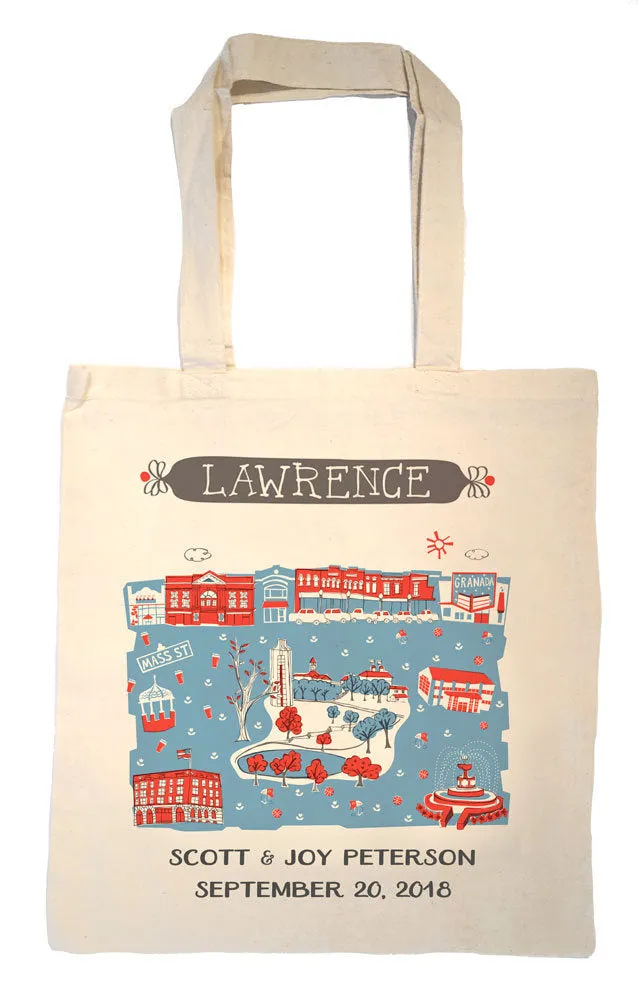 Lawrence Tote Bag-Wedding Welcome Tote
