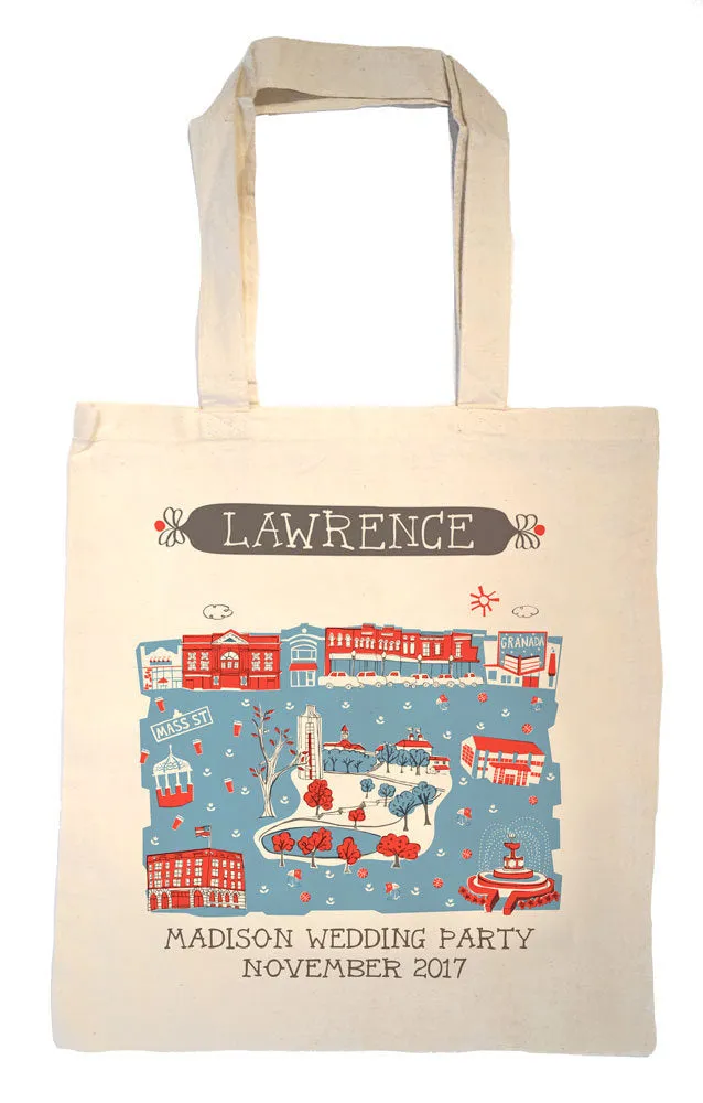 Lawrence Tote Bag-Wedding Welcome Tote