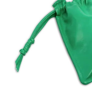 LEATHER DRAW STRING BAG