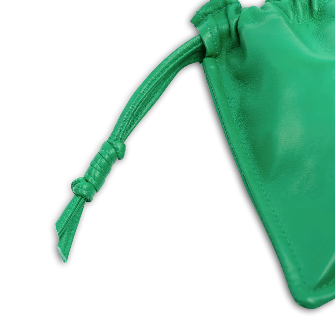LEATHER DRAW STRING BAG