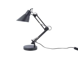 Leitmotiv Bordlampe i industrielt design - trendy sort