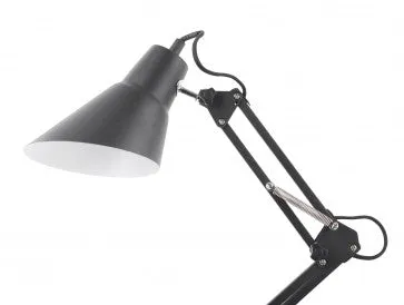 Leitmotiv Bordlampe i industrielt design - trendy sort