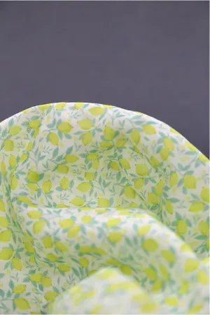 Lemons Cotton Double Gauze Fabric - 59 Inches Wide - By the Yard 92521