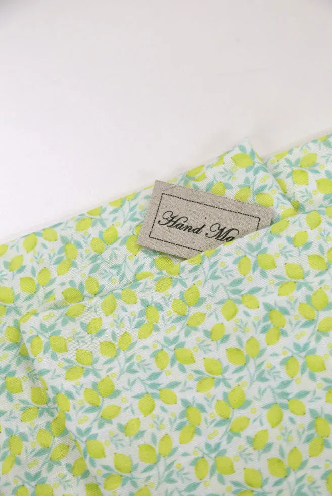 Lemons Cotton Double Gauze Fabric - 59 Inches Wide - By the Yard 92521
