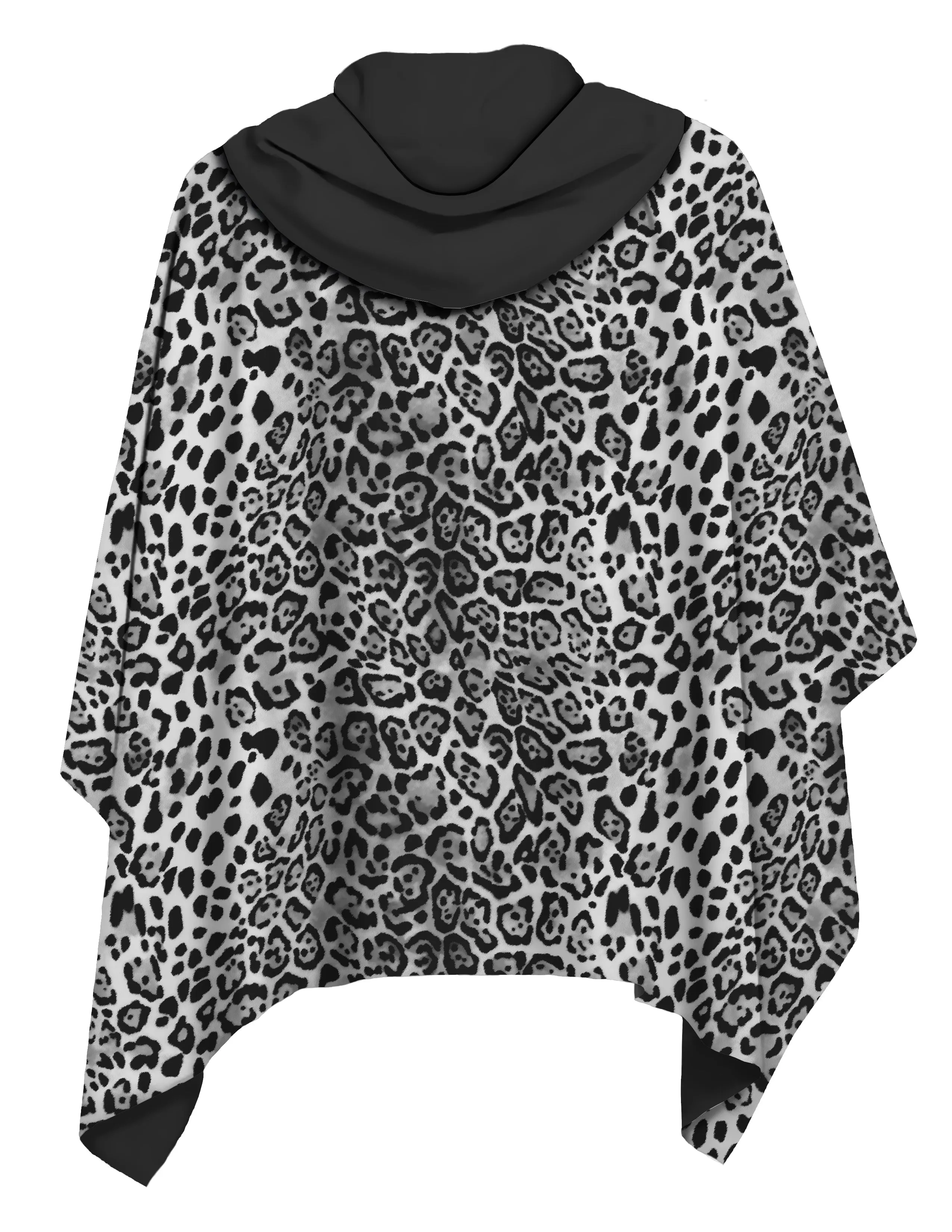 Leopard Skin Black & White RainCape