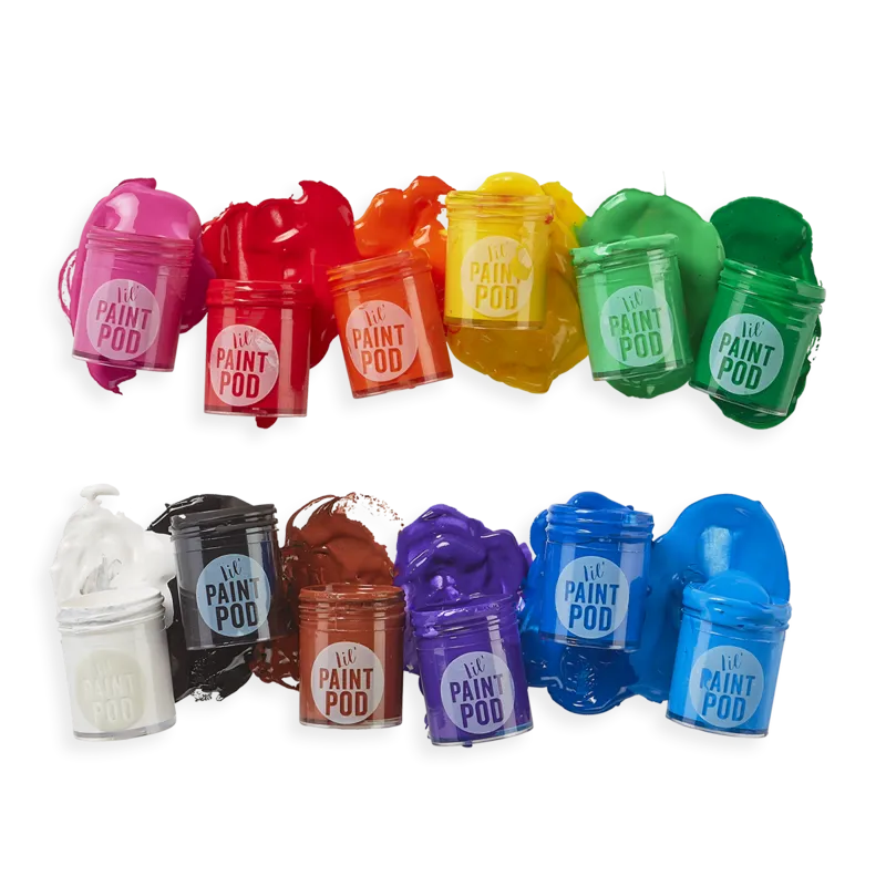 Lil Paint Pods Regular Poster Paint - Set of 12