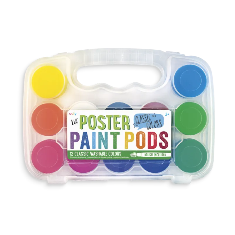 Lil Paint Pods Regular Poster Paint - Set of 12