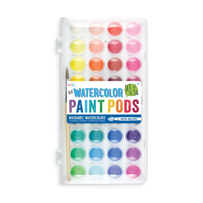 Lil Paint Pods Watercolor - Set of 36