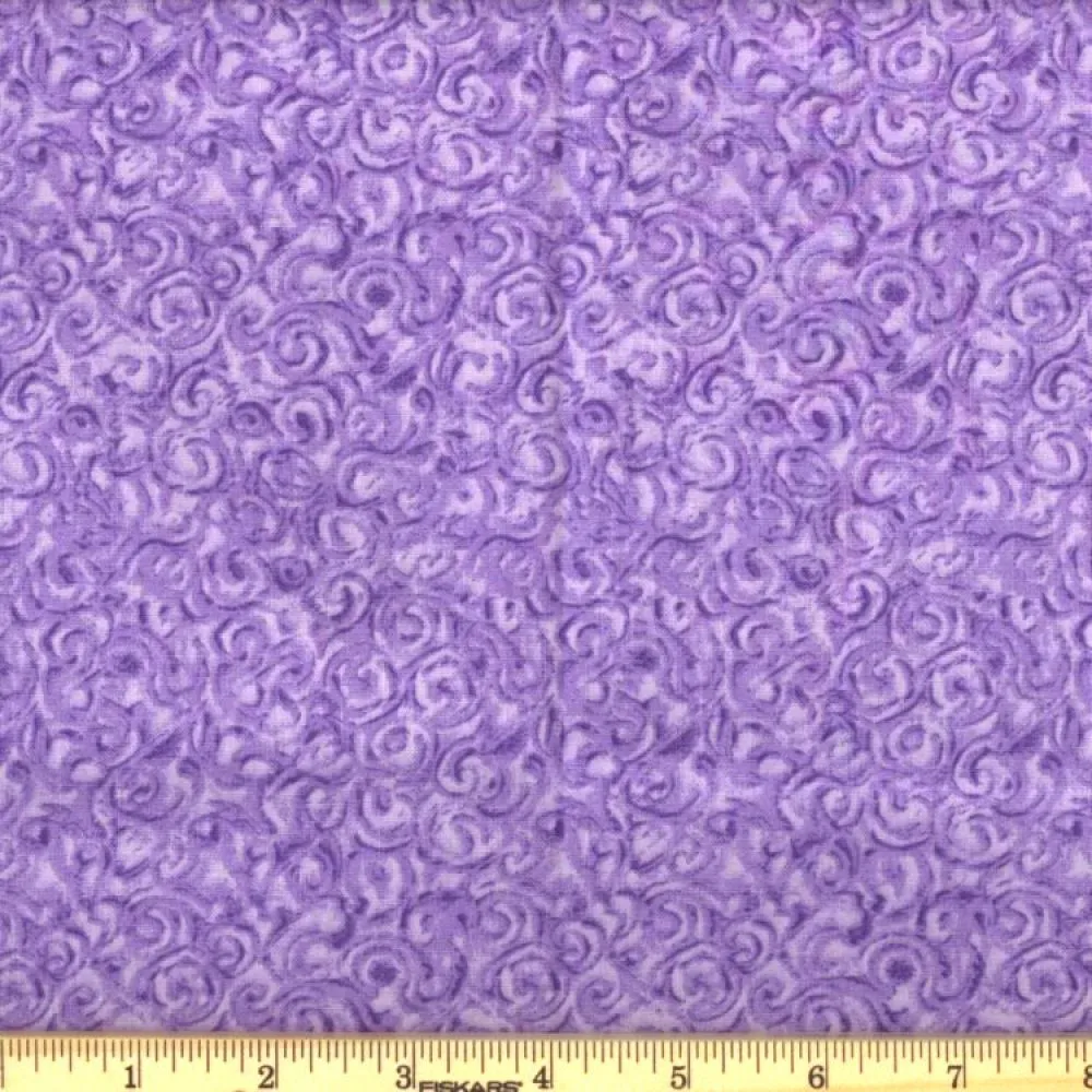 Lilac Swirl Fabric, Item No. 20509
