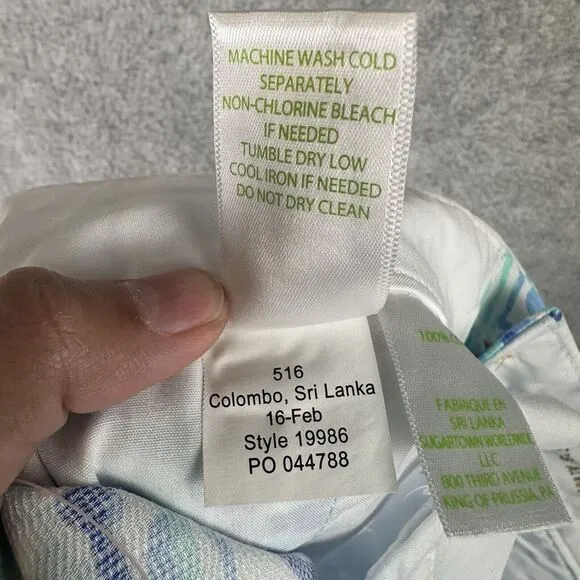 Lilly Pulitzer Callahan Shorts‎ Size 0 Resort White Barefoot Princess Beach NEW