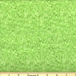 Lime Green Swirl Fabric, Item No. 20508