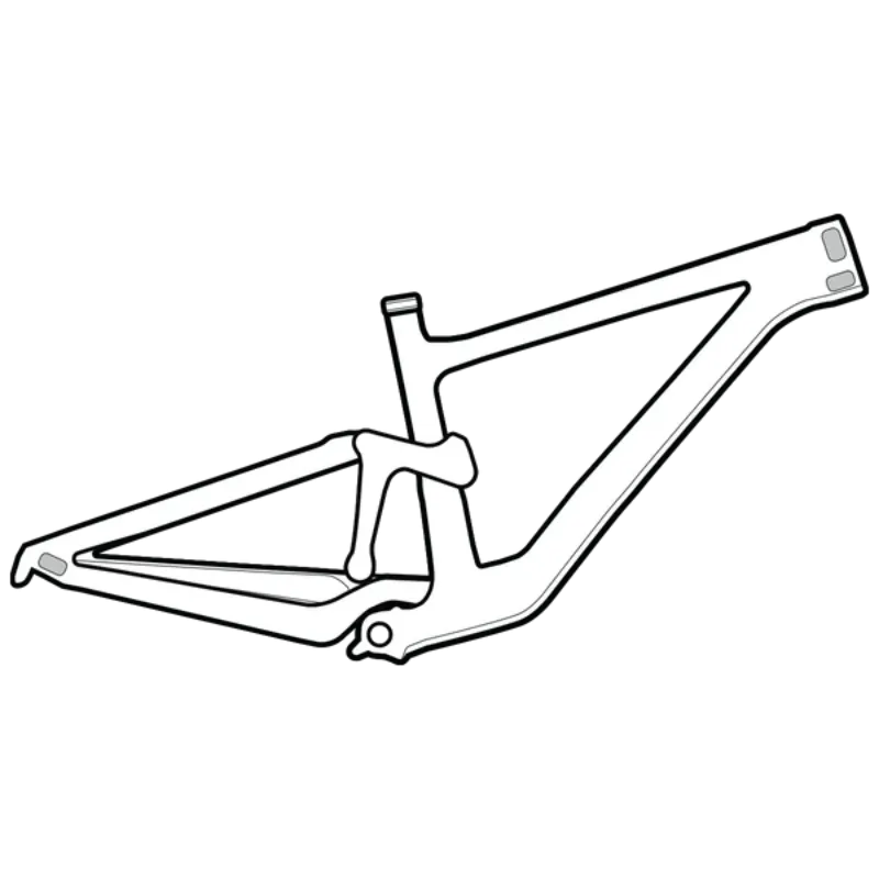 Lizard Skins Clear Protective Frame Wrap Cable Rub Kit
