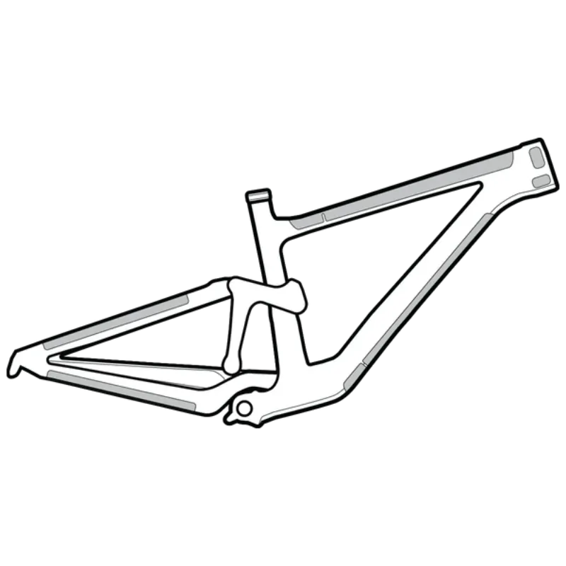 Lizard Skins Clear Protective Frame Wrap Kit