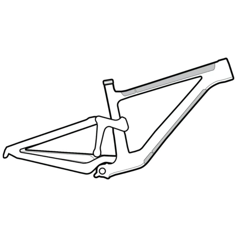Lizard Skins Clear Protective Frame Wrap Large