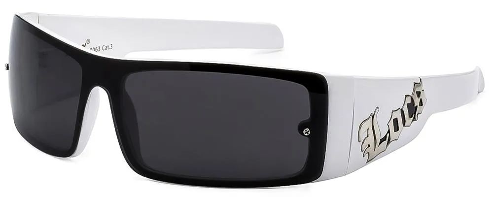 Locs large white frame