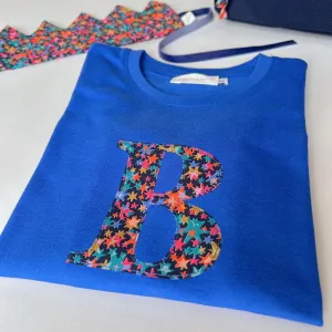 Long sleeve initial t-shirt