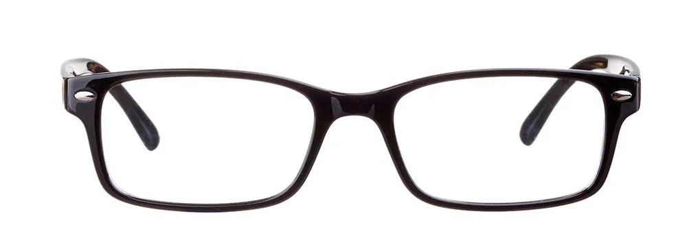 Loris Men's Unbreakable Bendable Rectangular TR90 Eyeglasses, M-303