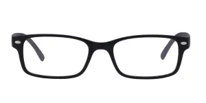 Loris Men's Unbreakable Bendable Rectangular TR90 Eyeglasses, M-303