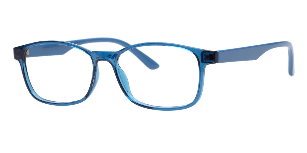Loris Men's Unbreakable Bendable Rectangular TR90 Eyeglasses, M-312