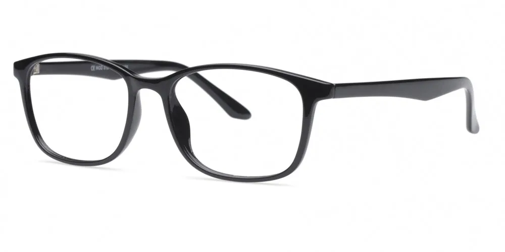 Loris Men's Unbreakable Bendable Rectangular TR90 Eyeglasses, M-315