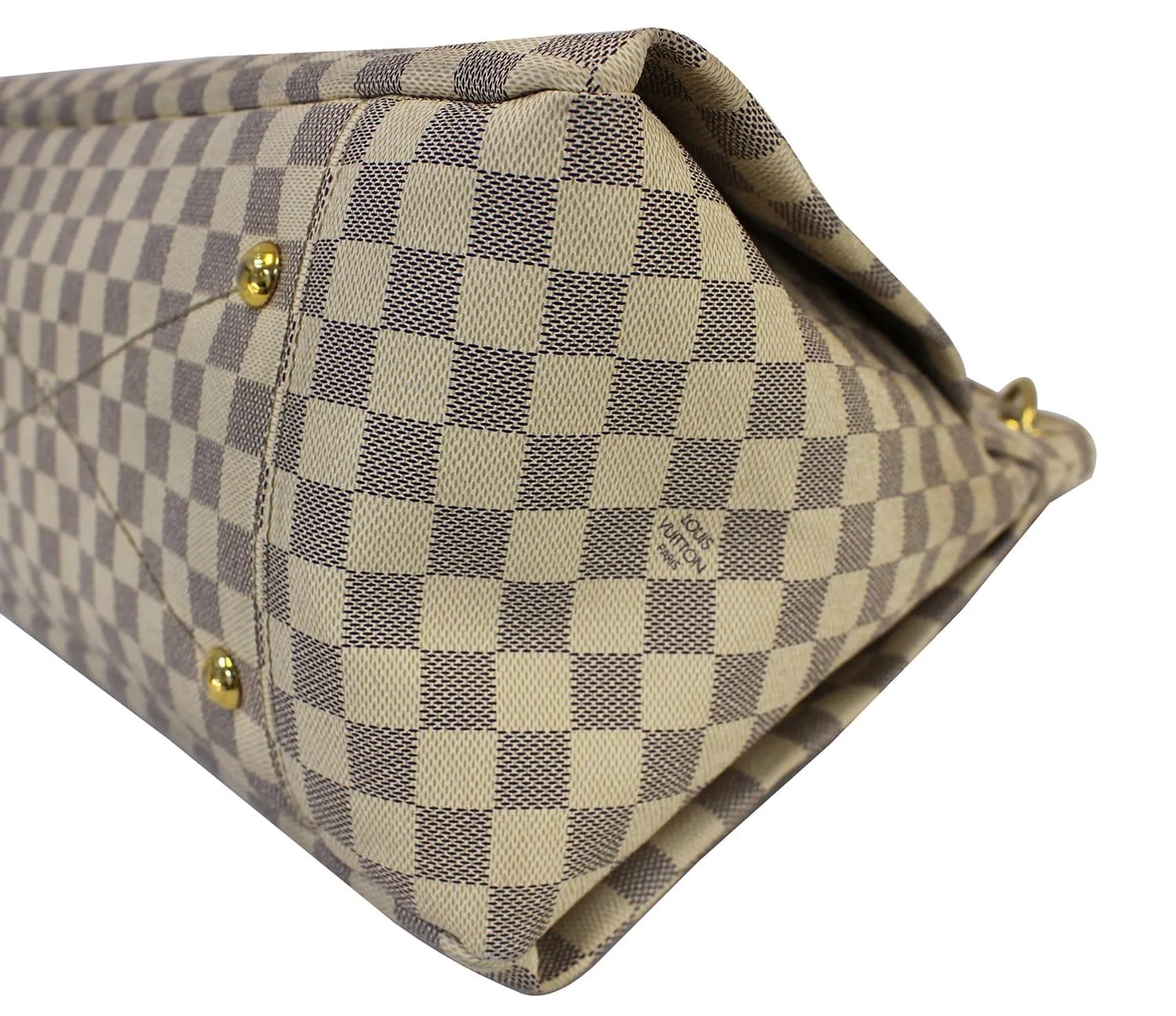 LOUIS VUITTON Artsy MM Damier Azur  Shoulder Handbag
