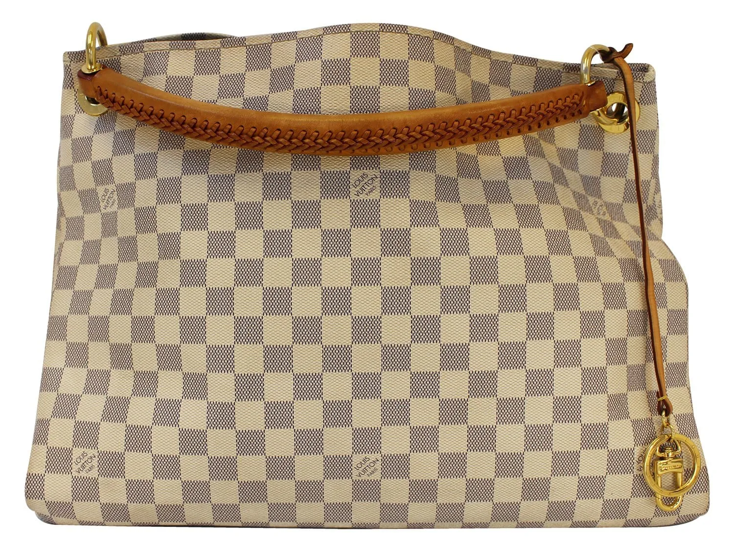 LOUIS VUITTON Artsy MM Damier Azur  Shoulder Handbag