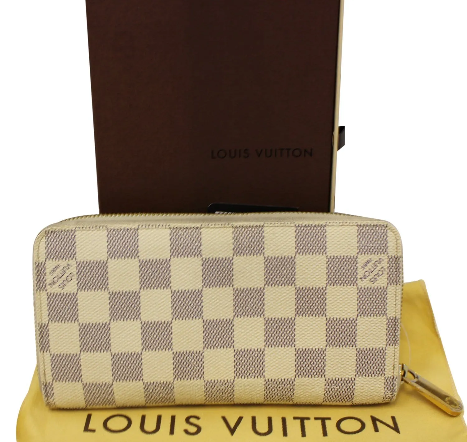 LOUIS VUITTON Damier Azur Canvas Illustre Zippy Wallet Limited - Final Sale