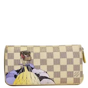 LOUIS VUITTON Damier Azur Canvas Illustre Zippy Wallet Limited - Final Sale